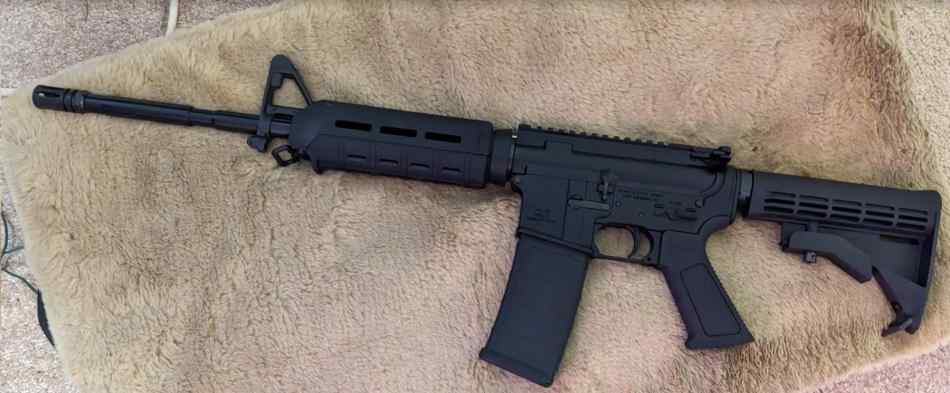 Custom Semi Auto AR15 5.56 16"  Ar-15 w 30 rndclip