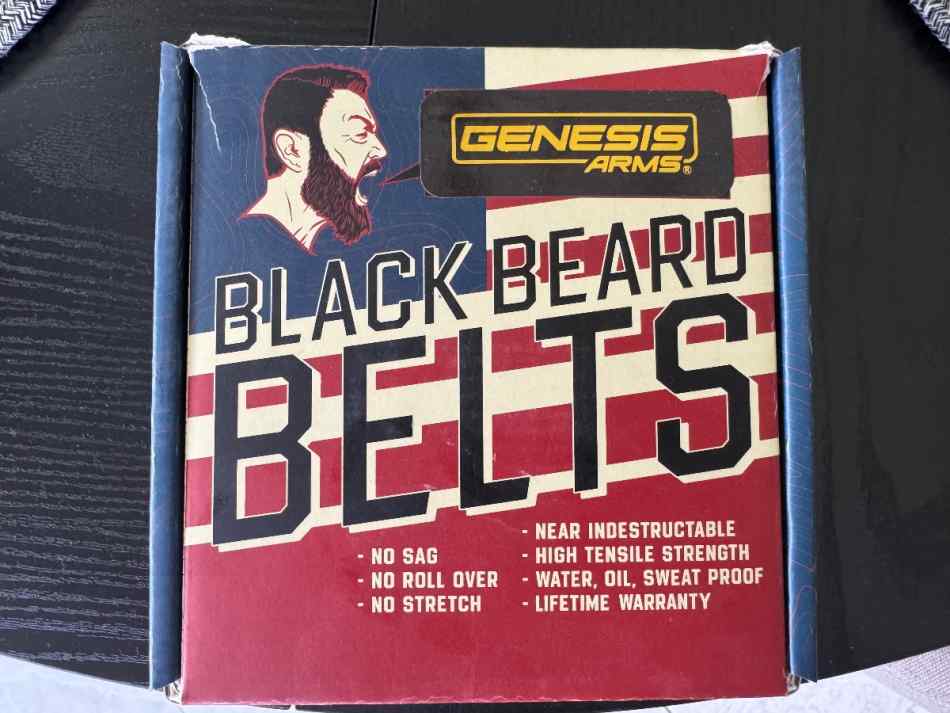 GENESIS ARMS BLACK BEARD EDC RANGER BELT
